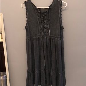 Umgee lace dark grey dress. Never worn!!